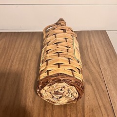 Achaia Clauss Retsina Wicker Wine Bottle 17” Greece Vintage