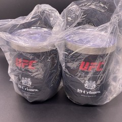 New! 🚨UFC x 19 Crimes Wine Tumblers Set If 2 Cups With Lids