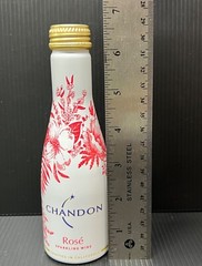Domaine Chandon Sparkling Rose Aluminum Mini Wine Bottle – screw top