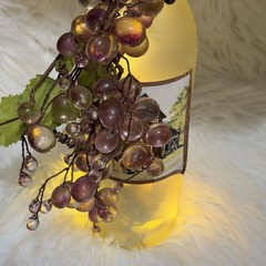 wine Glass Craft bottle With Lights