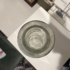 Vintage Milano Italy Crystal Wine Bottle 11,5”