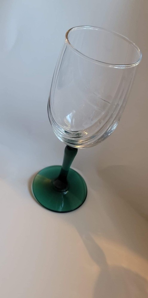 green wine glass