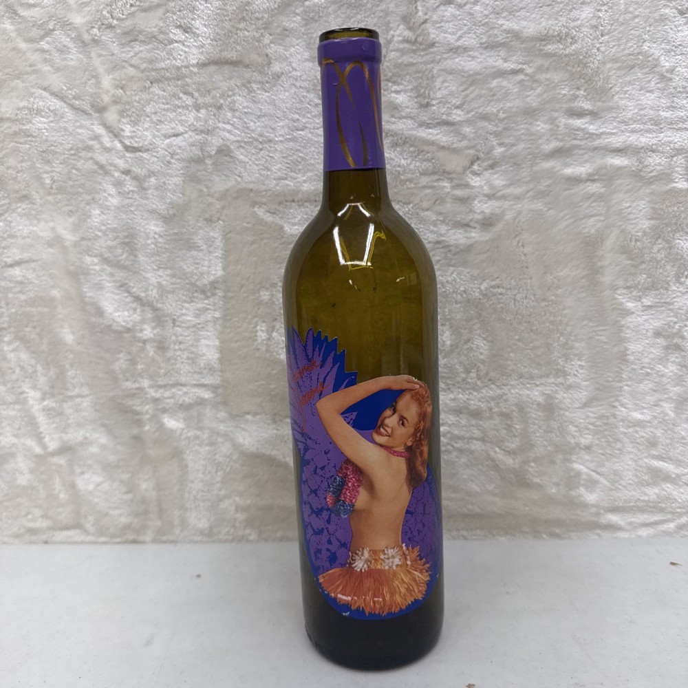 MARILYN MONROE NORMA JEANE 2004 EMPTY WINE BOTTLE MERLOT 7TH VINTAGE