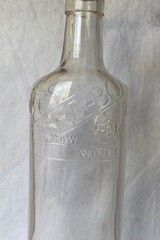 RARE « SEABO » WINE BOTTLE JACKSONVILLE FL 12 INCHES TALL 4/5 Qt