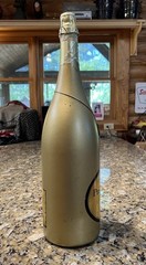 Vintage Large Store Display Wine Bottle Präsidenten Gold 3L Big Huge Germany Bar