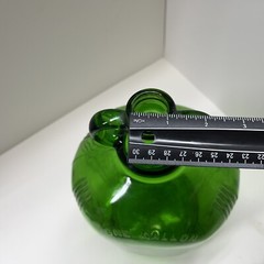 USA Green Jug Glass One Gallon Bottle Wine PAT 94413 Ohio 1935 Vintage Beautiful