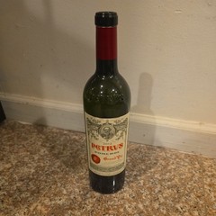 Petrvs Pomerol Grand Vin 2012 Empty Bordeaux Bottle with Cork