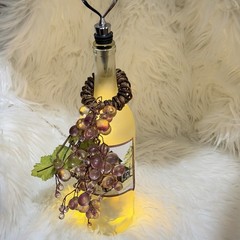 wine Glass Craft bottle With Lights