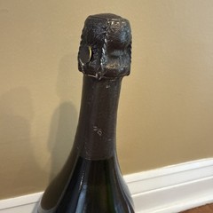 Vintage Dom Perignon Dummy Glass Champagne Bottle Wine SEALED 14.5” x 5” ~4lbs