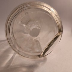 Vintage Paul Masson 9 3/4 Clear Glass Wine Carafe Since 1852 Decanter Pitcher