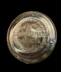 Vintage ~1950s ~ Dalmau Hermanos & Cia ~ Collectible Wine or Liquor Glass Bottle