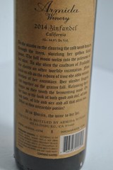 2014 Poizin Armida Winery Binfandel Ca. / 750ml Empty Wine Bottle Candle Holder