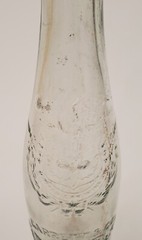 Garrett & Co. Inc. Virginia Dare Wine Bottle New York USA Clear Glass 1 5/8 PTS.