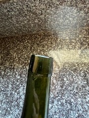 VINTAGE Dark Green D.O.M Wine Bottle