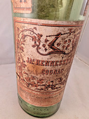 Rare Ja Hennessy Cognac Paper Labels 3 Star Early 1900&rsquo;s Liquor Bottle New York