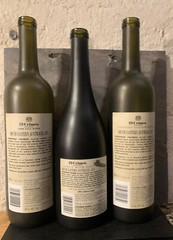 19 Crimes EMPTY Wine Bottles Lot Of 3 Different Frosted New Great For Crafts