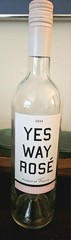 « Yes Way Rose » 2022 EMPTY Wine Bottle. France