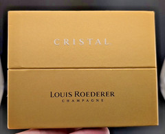 Louis Roederer Cristal 2013 Empty Box And Booklet Great For Crafting