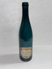 Ferdinand Pieroth German Wine Bottle 1979 Empty Blue Glass Vtg Collectible