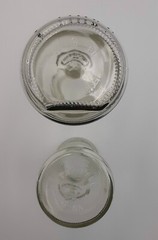 Vintage Paul Masson Embossed Since 1852 Glass Wine Carafes Set Of 2
