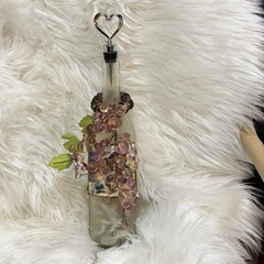 wine Glass Craft bottle With Lights