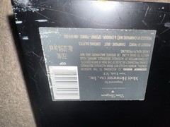 Rare Wine Dom Perignon P2 2002 Vintage Display Box w/ Metal Frontplate & Booklet