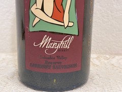 Large Maryhill Winery 2006 Cabernet Sauvignon Etched Bottle #64/125 Signed Glass