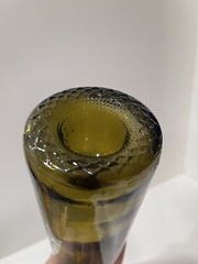VTG Dark GREEN WINE BOTTLE DEEP PONTIL Mark, Dover Canyon CORK, Man Cave Empty