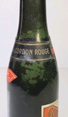 1926 Antique G. H. Mumm Cordon Empty Champagne Bottle Cart Rouge Split Reims