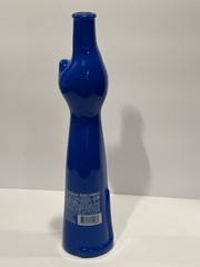 Rheinhessen Riesling Blue Happy Cat Empty Wine Bottle German 2022 No Cork Empty