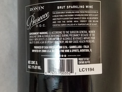 Large 20&Prime; Tall – Famiglia Zonin Prosecco 3 Liter EMPTY Prosecco Bottle & Box
