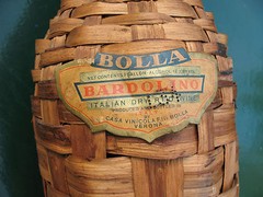 1952 BOLLA BARDOLINO DEMIGIANA 1 GALLON BOTTLE 17 » TALL 5 LBS VG