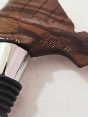  Swordfish Marlin Wooden Nautical Wine Bottle Stopper Handmade Carved