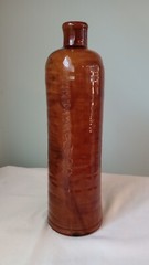 Vintage Stoneware Wine Bottles Newberry Wine And Lancers Wine Red Brown Wine Art
