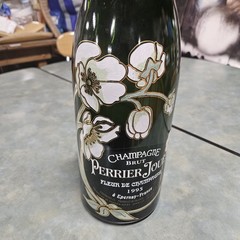 Vintage 1995 Perrier Jouet Floral Champagne Dummy Empty Bottle 6 Litre 19.5&rsquo;H