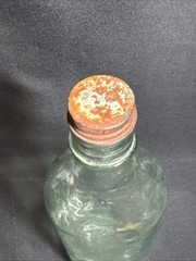 Vintage Petri Light Green 4/5 qt. 11.25” Wine Bottle with Metal Cap