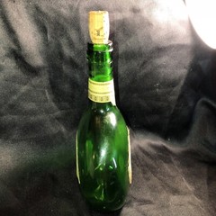 Vintage Lot Of 2 Green MATEUS WINE BOTTLES ~ 50 oz. One With Cork
