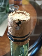 Vintage Civin Snake Wine Bottle