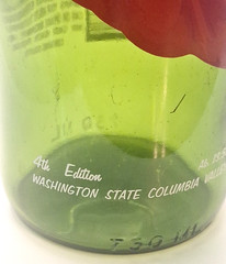 Lady In Red 4th Ed. Collectible Cut Kesler Wine Bottle