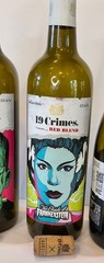 19 Crimes The Mummy Frankenstein Bride of EMPTY Wine Bottles Lot Of 3 With Corks