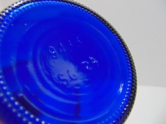 Cobalt Blue Glass Empty Wine Bottle 750 ML 9433 56 24 On The Bottom