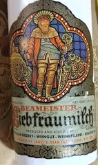 Beameister Liebfraumilch stoneware bottle Vintage