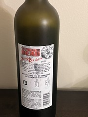The Walking Dead Blood Red Blend Wine Bottle Empty 750ml Exclusive 2015 AMC
