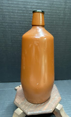 Vintage Lancers J.M. Da Fonseca Portugal 9&Prime; Glass Painted Wine Bottles Lot of 2