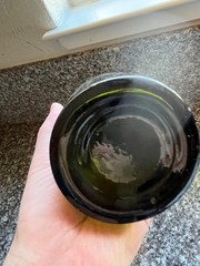 VINTAGE Dark Green D.O.M Wine Bottle
