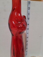 Moselland Riesling Tall Red Cat Wine Bottle
