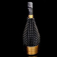 Armand de Brignac Studs Decoration Empty Bottle Matt Black