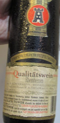 German 1985 Liebfraumilch Rheinhessen Empty 2 Wine Bottle LOT Dark Tower