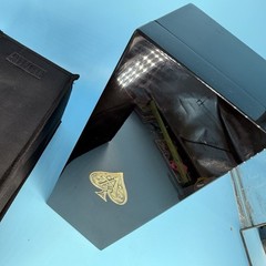 Armand De Brignac Ace of Spades Champagne Black Lacquered Case Box & Sleeve