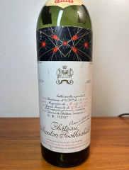 Authentic 1959 Chateau Mouton Rothschild Empty 750ML Bottle